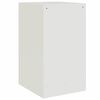 vidaXL Κομοδίνο Λευκό 34,5x39x62 εκ. από Χάλυβα