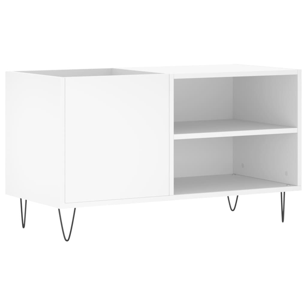 vidaXL Δισκοθήκη Λευκή 85 x 38 x 48 εκ. από Επεξεργασμένο Ξύλο