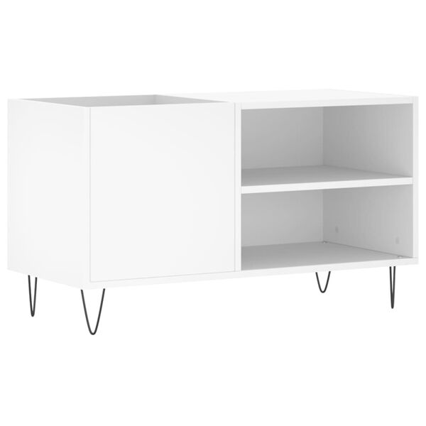vidaXL Δισκοθήκη Λευκή 85 x 38 x 48 εκ. από Επεξεργασμένο Ξύλο