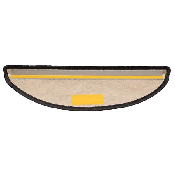 vidaXL Πατάκια Σκάλας Αυτοκόλλητα 30 τεμ. Όψη Σιζάλ Ανθρακί 56x17x3εκ.