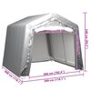 vidaXL Τέντα Αποθήκευσης Γκρι 300 x 300 εκ. Ατσάλινη