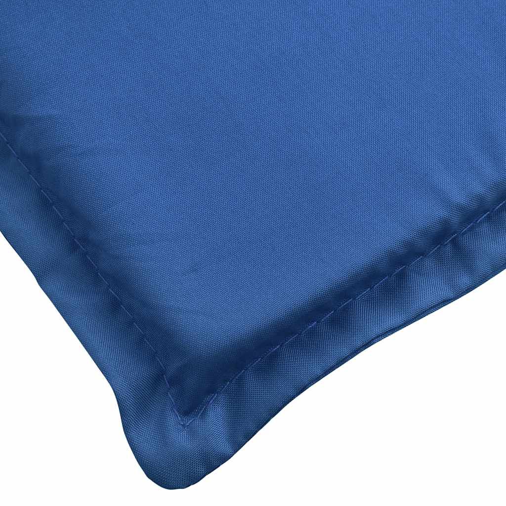 vidaXL Μαξιλάρι Σεζλόνγκ Μπλε Ρουά (75+105) x 50 x 4 εκ.