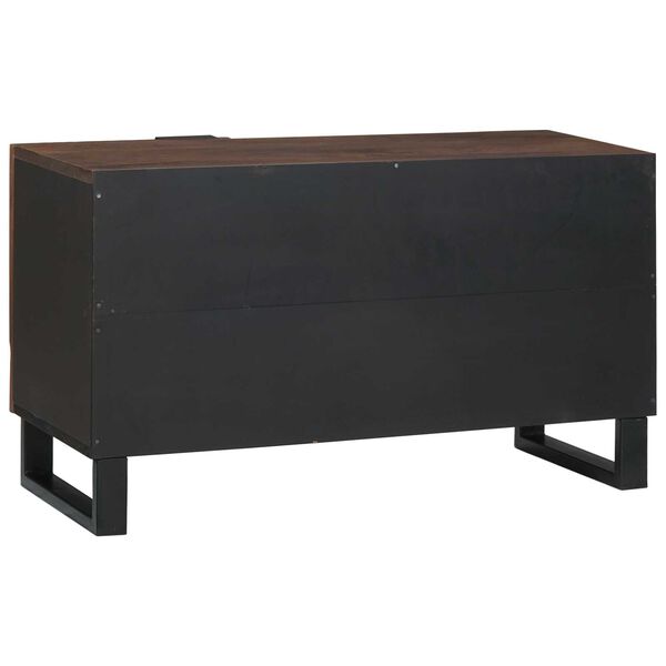 vidaXL Ντουλάπι Τηλεόρασης 80x31.5x46 cm Μασίφ Ξύλο Μανγκό&Μηχανικώς Κατασκευασμένο Ξύλο
