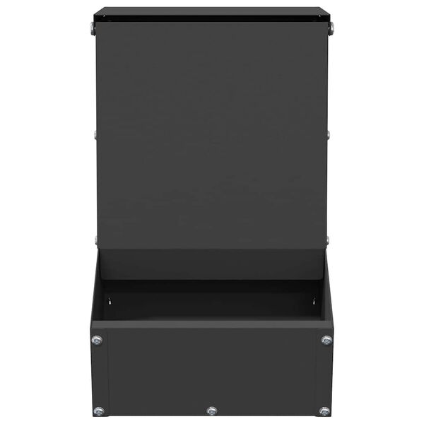 vidaXL Ταΐστρα Χαμστεριών Μαύρο 17.5 x 26 x 28.5 εκ