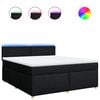 vidaXL &Kappa;&rho;&epsilon;&beta;ά&tau;&iota; Boxspring &mu;&epsilon; &Sigma;&tau;&rho;ώ&mu;&alpha; &Mu;&alpha;ύ&rho;&omicron; 180x200 &epsilon;&kappa;. &Upsilon;&phi;&alpha;&sigma;&mu;ά&tau;&iota;&nu;&omicron;