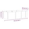 vidaXL Ζαρντινιέρα Ανθρακί 152x80x36 εκ Γαλβανισμένος χάλυβας