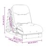 vidaXL Καναπές Κρεβάτι Futon με Στρώμα 60x206x11 εκ. Μασίφ Ξύλο Πεύκου