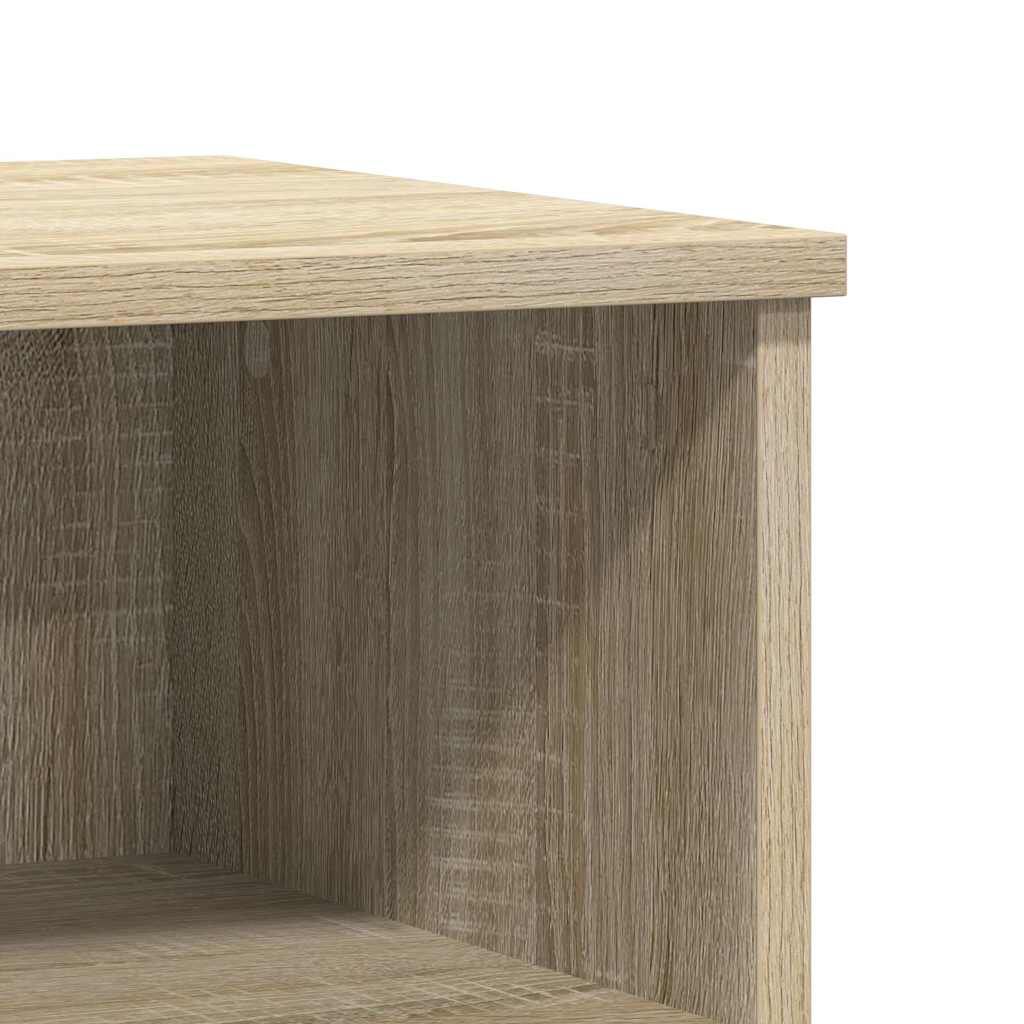 vidaXL Κομοδίνα 2 τεμ. Sonoma Δρυς 40 x 35 x 50 εκ. από Επεξεργ. Ξύλο