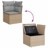 vidaXL Σετ Καναπέ Κήπου 8 pcs μπεζ και ανοιχτό γκρι