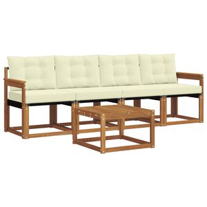 vidaXL &Sigma;&epsilon;&iota;&rho;ά &Kappa;&alpha;&nu;&alpha;&pi;έ &Epsilon;&xi;&omega;&tau;&epsilon;&rho;&iota;&kappa;&omicron;ύ &mu;&epsilon; &mu;&alpha;&xi;&iota;&lambda;ά&rho;&iota; 5 pcs &Phi;&upsilon;&sigma;&iota;&kappa;ό &kappa;&alpha;&iota; &Kappa;&rho;έ&mu;&alpha;