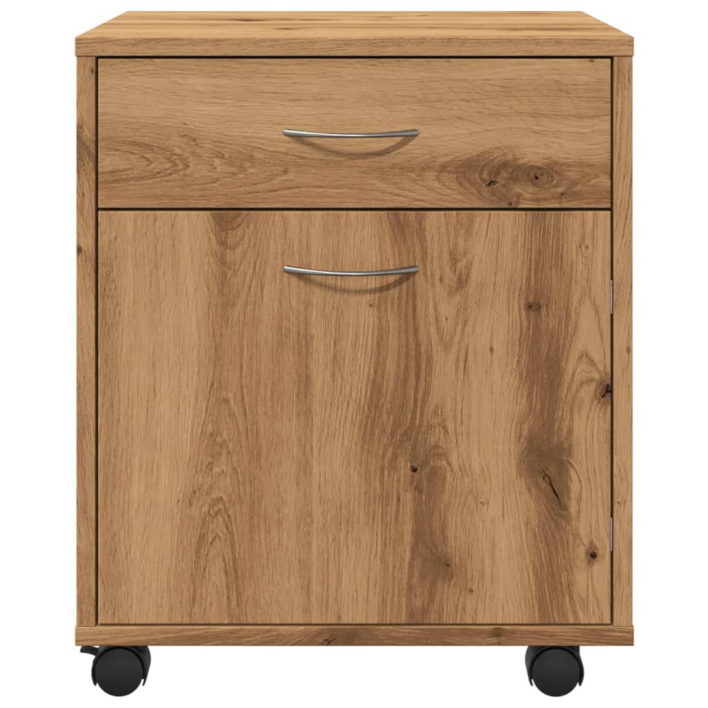vidaXL Τροχήλατο ντουλάπι Artisan Oak 45x38x54 cm Κατασκευασμένο ξύλο