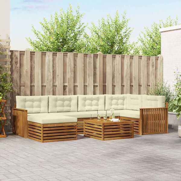 vidaXL &Sigma;&epsilon;&iota;&rho;ά &Kappa;&alpha;&nu;&alpha;&pi;έ &Epsilon;&xi;&omega;&tau;&epsilon;&rho;&iota;&kappa;&omicron;ύ &mu;&epsilon; &mu;&alpha;&xi;&iota;&lambda;ά&rho;&iota; 7 pcs &Phi;&upsilon;&sigma;&iota;&kappa;ό &kappa;&alpha;&iota; &Kappa;&rho;έ&mu;&alpha;