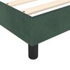 vidaXL Κρεβάτι Boxspring με Στρώμα Σκούρο Πράσινο 80x200 εκ. Βελούδινο