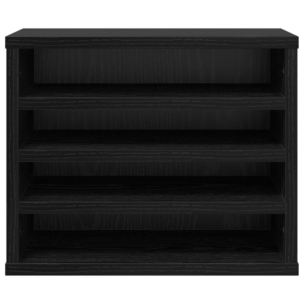 vidaXL Οργανωτής Γραφείου Μαύρη Δρυς 36x26x29.5 cm Επεξεργασμένο Ξύλο