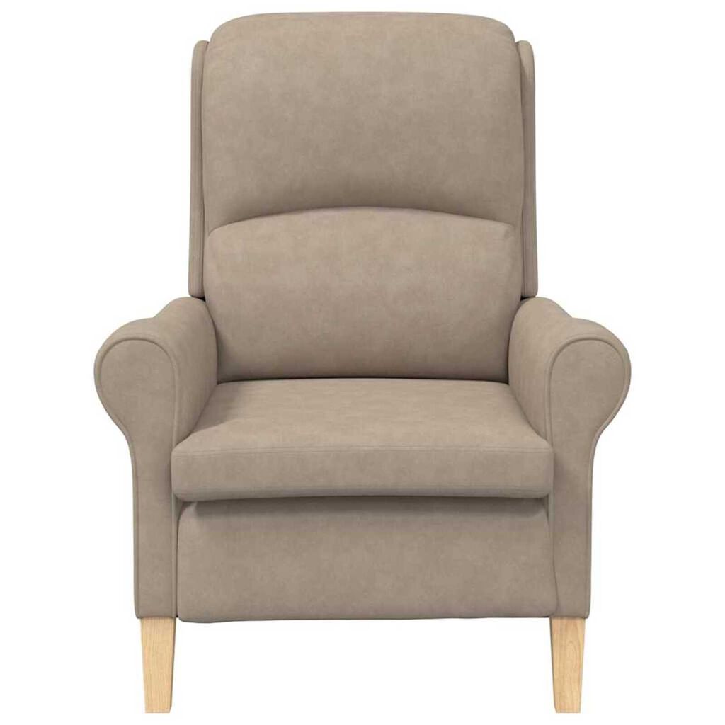 vidaXL Πολυθρόνα Taupe 76 x 94 x 102 εκ. Μικροΐνες