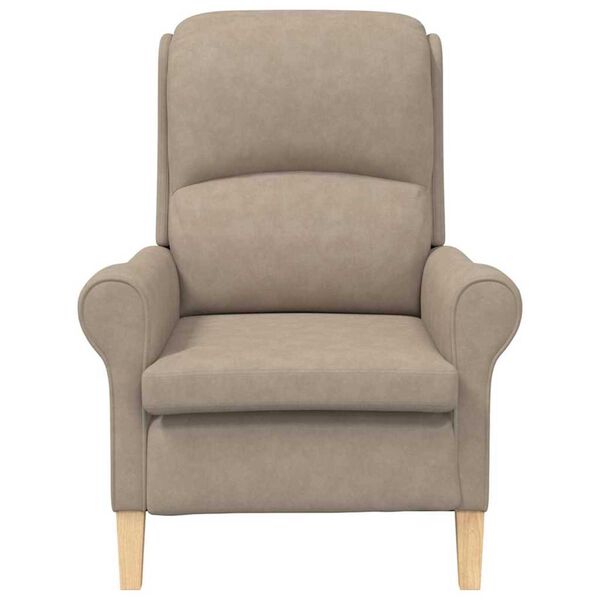 vidaXL Πολυθρόνα Taupe 76 x 94 x 102 εκ. Μικροΐνες