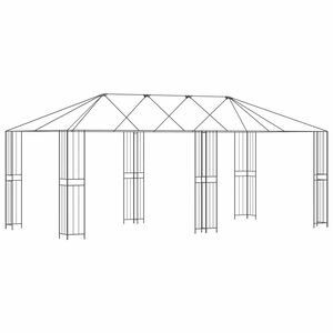 vidaXL &Sigma;&kappa;&epsilon;&lambda;&epsilon;&tau;ό&sigmaf; &Gamma;&kappa;&alpha;&zeta;ebo &Chi;&omega;&rho;ί&sigmaf; Ύ&phi;&alpha;&sigma;&mu;&alpha; &Gamma;&kappa;&alpha;&zeta;ebo 6 x 3 m &Mu;&alpha;ύ&rho;&omicron; &Alpha;&tau;&sigma;ά&lambda;&iota;