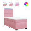 vidaXL &Kappa;&rho;&epsilon;&beta;ά&tau;&iota; Boxspring &mu;&epsilon; &Sigma;&tau;&rho;ώ&mu;&alpha; &Rho;&omicron;&zeta; 80 x 200 &epsilon;&kappa;. &Beta;&epsilon;&lambda;&omicron;ύ&delta;&iota;&nu;&omicron;