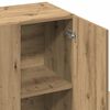 vidaXL Ντουλάπι Αρτισιανή Δρυς 90 x 34 x 80 εκ. από Επεξεργασμένο Ξύλο