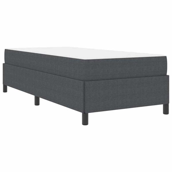 vidaXL Σκελετός Κρεβατιού Σκούρο γκρι 100 x 200 cm Βελούδο