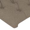 vidaXL Κεφαλάρια Κρεβατιού 2 τεμ. Taupe 80x7x78/88 εκ. Υφασμάτινο