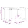 vidaXL Πόδια Τραπεζιού Σαλονιού σε Σχήμα «Ο» 50x40x38 εκ. Ατσάλι