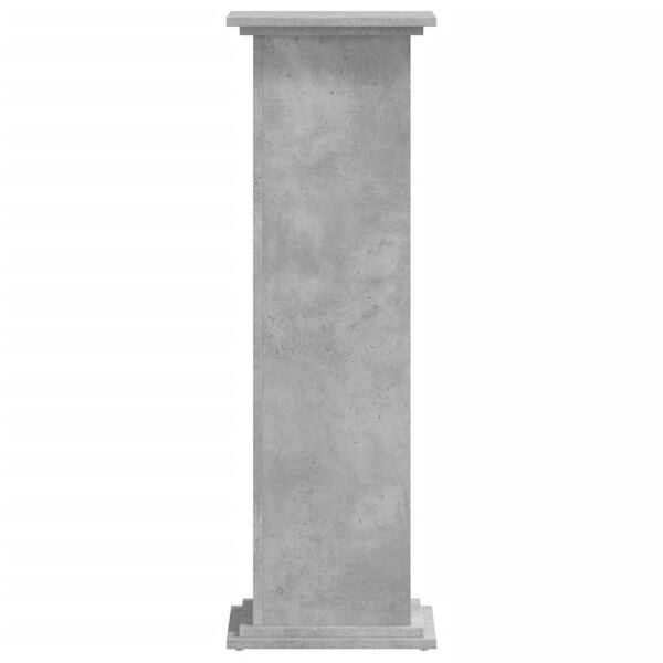 vidaXL Βάσεις Φυτών Γκρι Σκυρ. 33x33x100 εκ. Επεξεργασμένο Ξύλο