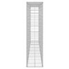 vidaXL Συρματοκιβώτιο Τοίχος 200x20x85 εκ. Γαλβαν. Ατσάλι + Καλύμματα