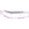 vidaXL Πλαίσιο Κρεβατιού 180 x 200 εκ. Μασίφ Ξύλο Super King Size