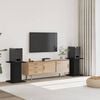 vidaXL &Beta;ά&sigma;&epsilon;&iota;&sigmaf; &Eta;&chi;&epsilon;ί&omega;&nu; 2 &Tau;&epsilon;&mu;. &Mu;&alpha;ύ&rho;&epsilon;&sigmaf; 30x30x60 &epsilon;&kappa;. &Epsilon;&pi;&epsilon;&xi;. &Xi;ύ&lambda;&omicron;