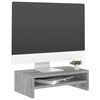 vidaXL Βάση Οθόνης Γκρι Sonoma 42 x 24 x 13 εκ. από Επεξεργασμένο Ξύλο