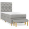 vidaXL &Kappa;&rho;&epsilon;&beta;ά&tau;&iota; Boxspring &mu;&epsilon; &Sigma;&tau;&rho;ώ&mu;&alpha; &Alpha;&nu;&omicron;&iota;&chi;&tau;ό &Gamma;&kappa;&rho;&iota; 90x190 &epsilon;&kappa;. &Upsilon;&phi;&alpha;&sigma;&mu;ά&tau;&iota;&nu;&omicron;