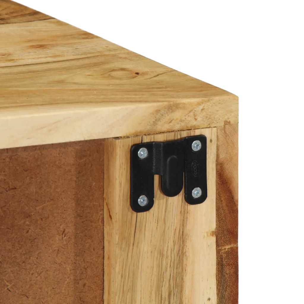 vidaXL Επίτοιχο ντουλάπι τηλεόρασης 60x30x19 cm Μασίφ ξύλο ακακίας