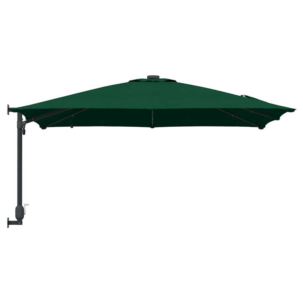 vidaXL Ομπρέλα Κήπου Πράσινο 248.5 x 247.5 x 160 εκ. ύφασμα