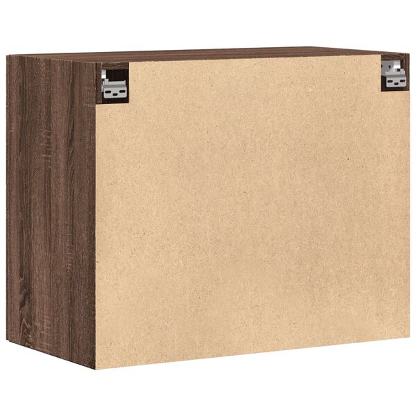 vidaXL Ντουλάπι Τοίχου Καφέ Δρυς 80x42,5x64 εκ. Επεξεργασμένο Ξύλο
