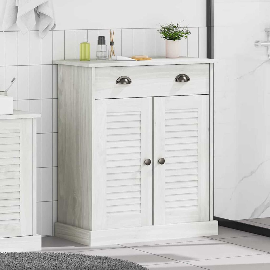vidaXL Ντουλάπι Μπάνιου με αποθήκευση VIGO Λευκό 67.5 x 34 x 80 εκ.