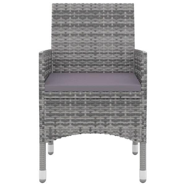 vidaXL &Sigma;&epsilon;&tau; &Tau;&rho;&alpha;&pi;&epsilon;&zeta;&alpha;&rho;ί&alpha;&sigmaf; &Kappa;ή&pi;&omicron;&upsilon; 3 &tau;&epsilon;&mu;. &Sigma;&upsilon;&nu;&theta;. &Rho;&alpha;&tau;ά&nu; & &Gamma;&upsilon;&alpha;&lambda;ί &mu;&epsilon; &Mu;&alpha;&xi;&iota;&lambda;ά&rho;&iota;&alpha;