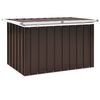 vidaXL Κουτί Αποθήκευσης Κήπου Καφέ 109 x 67 x 65 εκ.