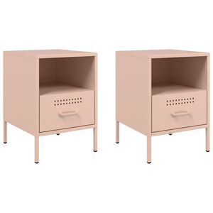 vidaXL &Kappa;&omicron;&mu;&omicron;&delta;ί&nu;&alpha; 2 &tau;&epsilon;&mu;. &Rho;&omicron;&zeta; 36x39x50,5 &epsilon;&kappa;. &alpha;&pi;ό &Chi;ά&lambda;&upsilon;&beta;&alpha;