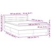 vidaXL &Kappa;&rho;&epsilon;&beta;ά&tau;&iota; Boxspring &mu;&epsilon; &Sigma;&tau;&rho;ώ&mu;&alpha; &Sigma;&kappa;&omicron;ύ&rho;&omicron; &Gamma;&kappa;&rho;&iota; 140x210 &epsilon;&kappa;. &Beta;&epsilon;&lambda;&omicron;ύ&delta;&iota;&nu;&omicron;