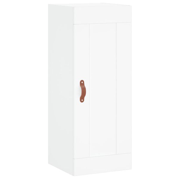 vidaXL Ντουλάπι Λευκό 34,5 x 34 x 180 εκ. από Επεξεργασμένο Ξύλο