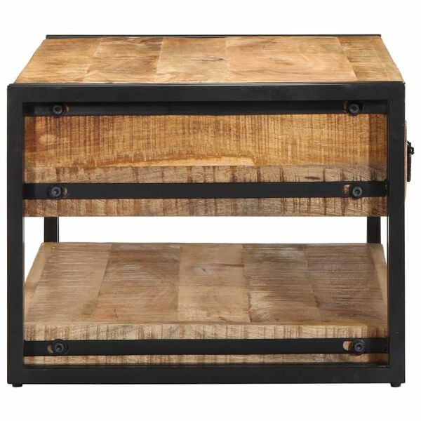 vidaXL Τραπεζάκι σαλονιού 90x50x38 cm Στερεό ακατέργαστο ξύλο Mango