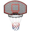 vidaXL Ταμπλό Μπασκέτας Μαύρο 71x45x2 εκ. από Πολυαιθυλένιο