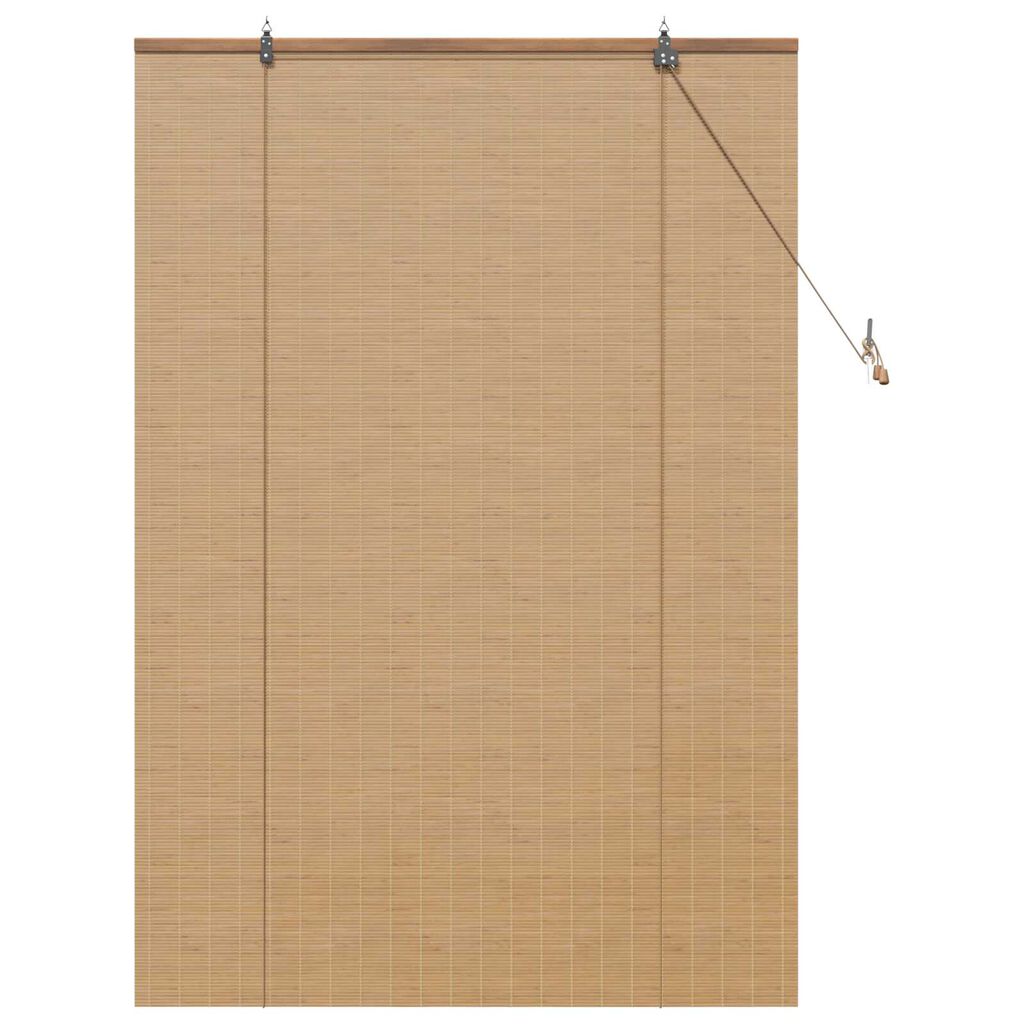 vidaXL Ρολά και Σκίες Παραθύρων Ανοιχτό καφέ 120 x 160 cm Μπαμπού