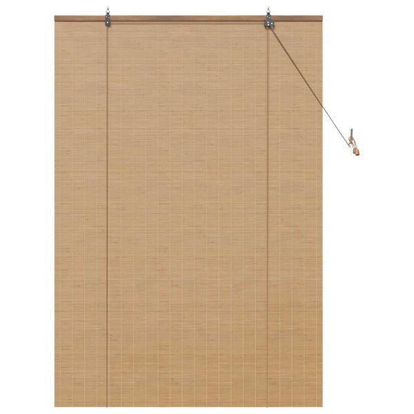 vidaXL Ρολά και Σκίες Παραθύρων Ανοιχτό καφέ 120 x 160 cm Μπαμπού