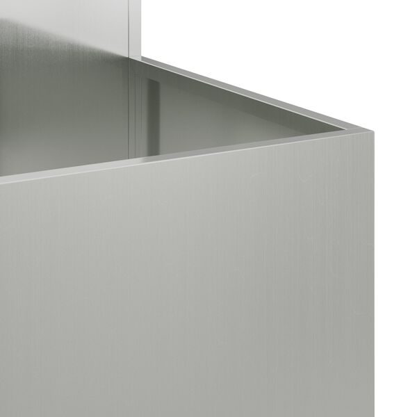 vidaXL Κηπευτικός Δοχείο 100x100x60 εκ Γαλβανισμένο Χάλυβα