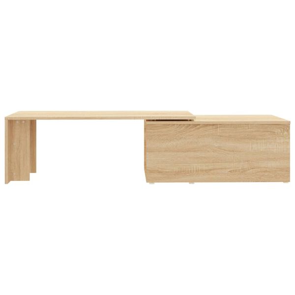 vidaXL Τραπεζάκι Σαλονιού Sonoma Δρυς 150x50x35 εκ. από Επεξ. Ξύλο