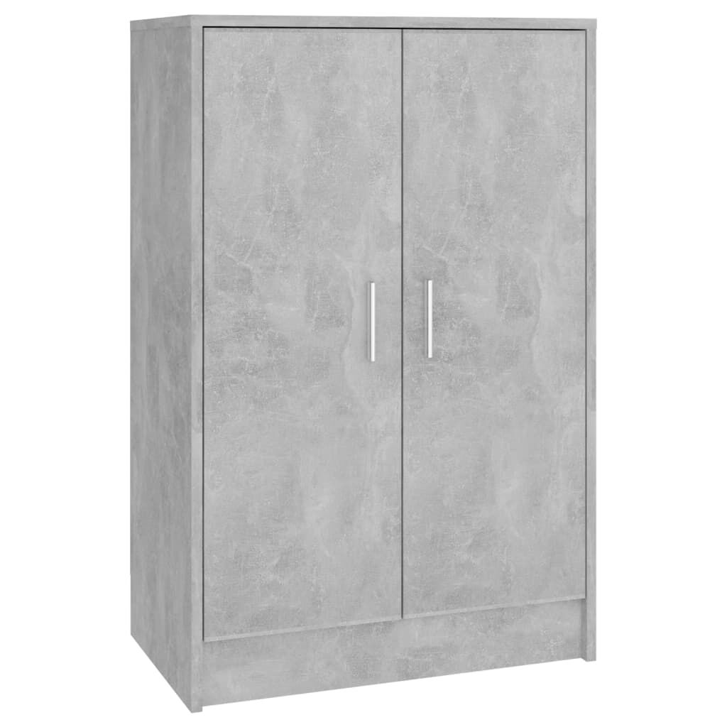 vidaXL Παπουτσοθήκη Γκρι Σκυροδέματος 60 x 35 x 92 εκ. από Επεξ. Ξύλο