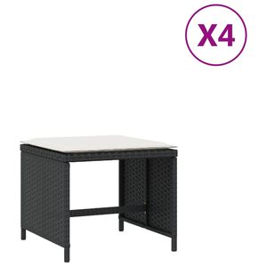 vidaXL &Sigma;&kappa;&alpha;&mu;&pi;ό &Kappa;ή&pi;&omicron;&upsilon; 4 &tau;&epsilon;&mu;. &Mu;&alpha;ύ&rho;&alpha; 40x40x35 &Sigma;&upsilon;&nu;&theta;&epsilon;&tau;&iota;&kappa;ό &Rho;&alpha;&tau;ά&nu; &mu;&epsilon; &Mu;&alpha;&xi;&iota;&lambda;ά&rho;&iota;&alpha;