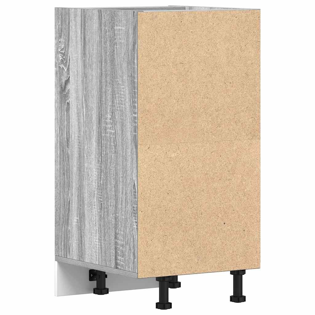 vidaXL Κάτω ντουλάπι Riga γκρι Sonoma 40x44,5x81,5 cm
